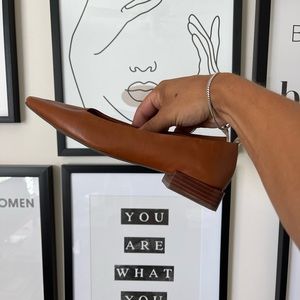 ESSEX LANE HEELS SLIP-ON. CONDITION IS USED, LIGHTLY. SZ 7W.